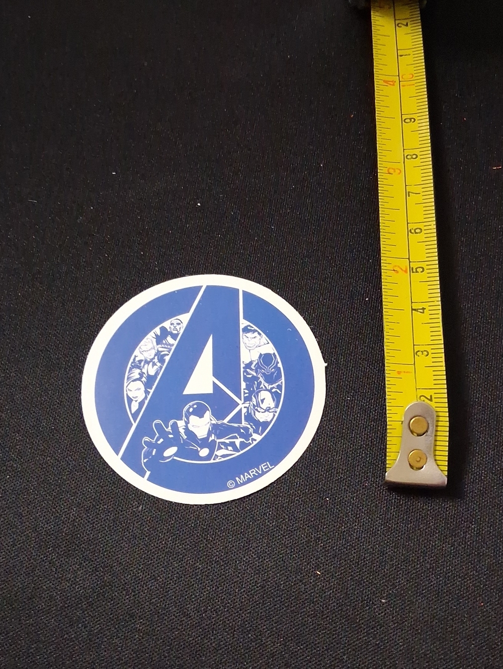 Marvel Blue Avengers Waterproof Sticker